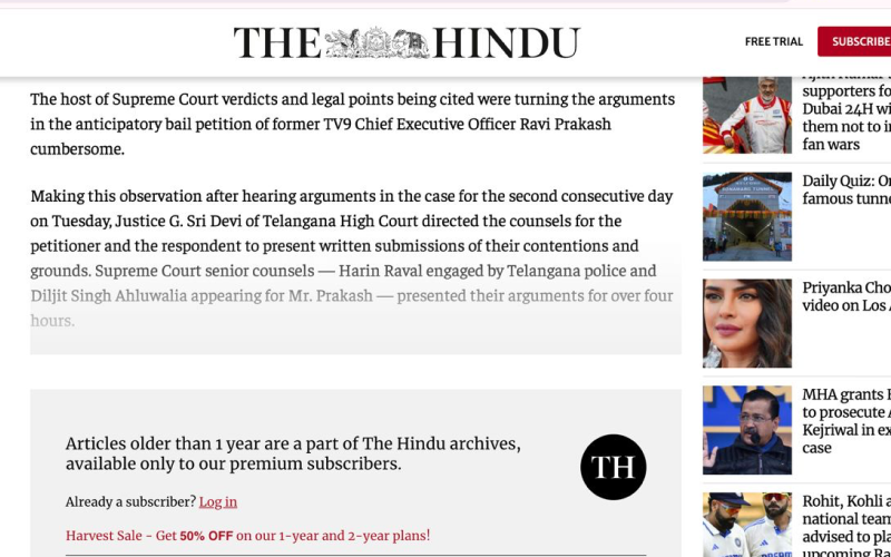 HC lists hearing in Monica I